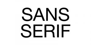 Sans Serif Font Example