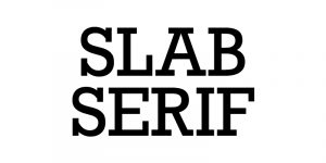 Slab Serif Font Example